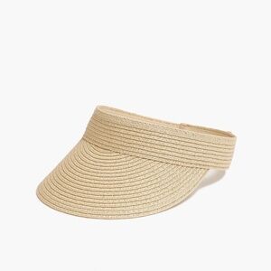 J.Crew Packable Straw Visor